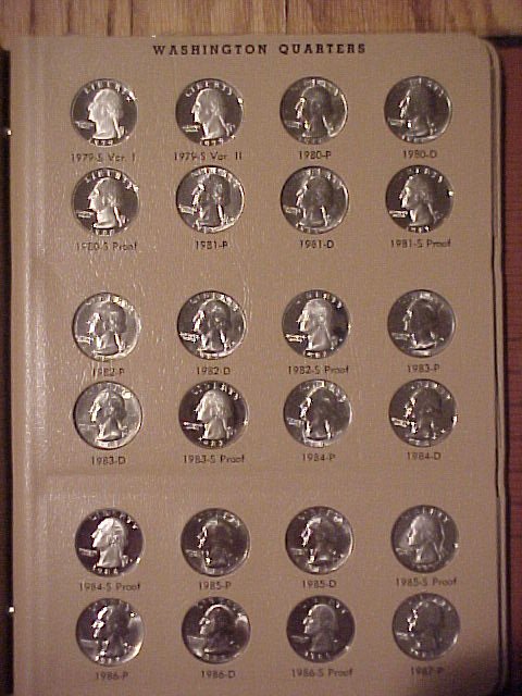 1998 P D S Washington Quarters With 2x2 Cases From Mint Sets Combined Shipping 