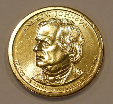 2011 P Andrew Johnson Dollar ~ Pos B from Mint Set