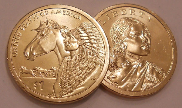 2012-P Sacagawea Native American Dollar Uncirc BU Golden Nice No Problem Coin 