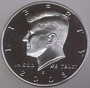 2005-s Silver  KENNEDY half dollar GEM PROOF