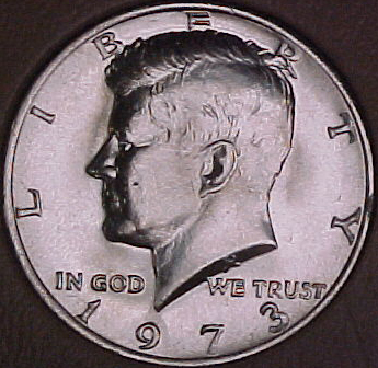 1973 P Kennedy Half Dollar BU
