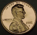 2002-S Gem Proof Lincoln Cent Singles
