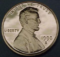 1990-S Gem Proof Lincoln Cent Singles