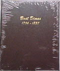 Bust Dimes 1796-1837 Dansco Album #6121