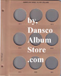 Silver Eagle Dollar 7181 Dansco Album Page 4