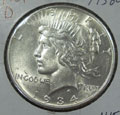 1934 D Peace Dollar in MS60 Condition
