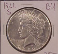 1922 S Peace Dollar in MS60 Condition