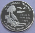 2009-S U.S. Virgin Islands Gem Proof Statehood Quarter