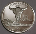 2007-S MT Montana 90% Silver Gem Proof Statehood Quarter Singles