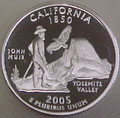 2005-S CA  California 90% Silver Gem Proof Statehood Singles