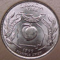 1999-P GA  Georgia CH BU Statehood Quarter Singles