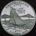 2001-S RI  Rhode Island 90% Silver Gem Proof Statehood Singles
