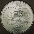 2002-D IN  Indiana CH BU Statehood Quarter Singles