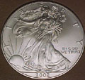 2002 CH BU Silver Eagle Dollar Singles