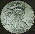 1997 CH BU Silver Eagle Dollar Singles