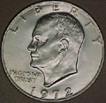 1972-P CH BU Eisenhower Dollar Singles