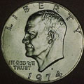 1974-S 40% Silver CH BU Eisenhower Dollar Singles