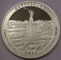 2011-S 90% Silver Proof Gettysburg National Military Park
