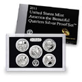 2011 America the Beautiful Quarters Silver Proof Set