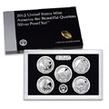 2012 America the Beautiful Quarters Silver Proof Set