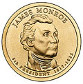 2008-P CH BU Monroe Presidential Dollar Singles