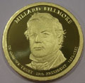 2010-S Gem Proof Millard Fillmore Presidential Dollar Singles