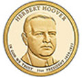 2014-D CH BU Herbert Hoover Presidential Dollar Singles
