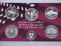 1999 Silver Gem Proof Statehood Quarters, all 5, No Box
