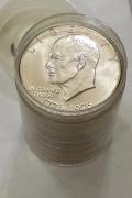 1976 P Type II CH BU Eisenhower IKE Dollar Roll 20 Coins