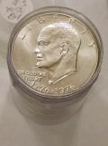 1976 S 40% Silver CH BU Eisenhower IKE Dollar Roll 20 Coins