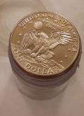 1974 S Clad Gem Proof Eisenhower IKE Dollar Roll 20 Coins