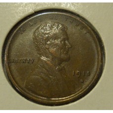 1915 S Lincoln Cent in AU-58 Condition