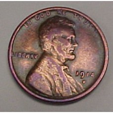 1914-D Very Fine-30 VF-30 Lincoln Cent
