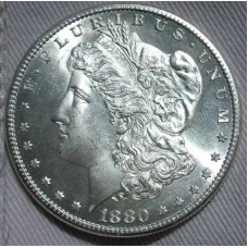 1880 S Morgan Dollar in MS65 Condition