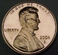 2004-S Gem Proof Lincoln Cent Singles