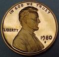 1980-S Gem Proof Lincoln Cent Singles