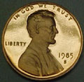 1986-S Gem Proof Lincoln Cent Singles