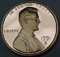 1991-S Gem Proof Lincoln Cent Singles