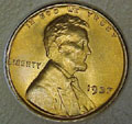 1937-P CH BU Lincoln Cent Singles