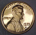 1975-S Gem Proof Lincoln Cent Singles