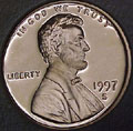 1997-S Gem Proof Lincoln Cent Singles