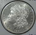 1887 S Morgan Dollar in MS62 Condition