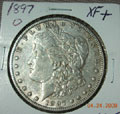 1897 O Morgan Dollar in Extra Fine XF+ Condition