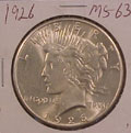 1926 Peace Dollar in MS63 Condition