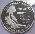2009-S U.S. Virgin Islands 90% Silver Gem Proof Statehood