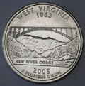 2005-P WV  West Virginia CH BU Statehood Quarter Singles