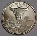 2007-S MT Montana Gem Proof Statehood Quarter Singles
