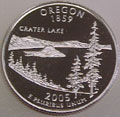 2005-S OR  Oregon Gem Proof Statehood Quarter Singles