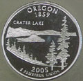 2005-S OR  Oregon 90% Silver Gem Proof Statehood Singles