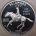 1999-S DE  Delaware Gem Proof Statehood Quarter Singles